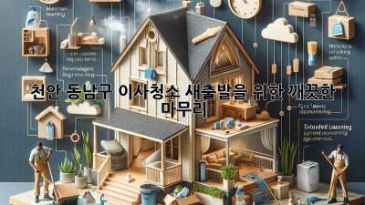 천안 동남구 이사청소: 새출발을 위한 깨끗한 마무리